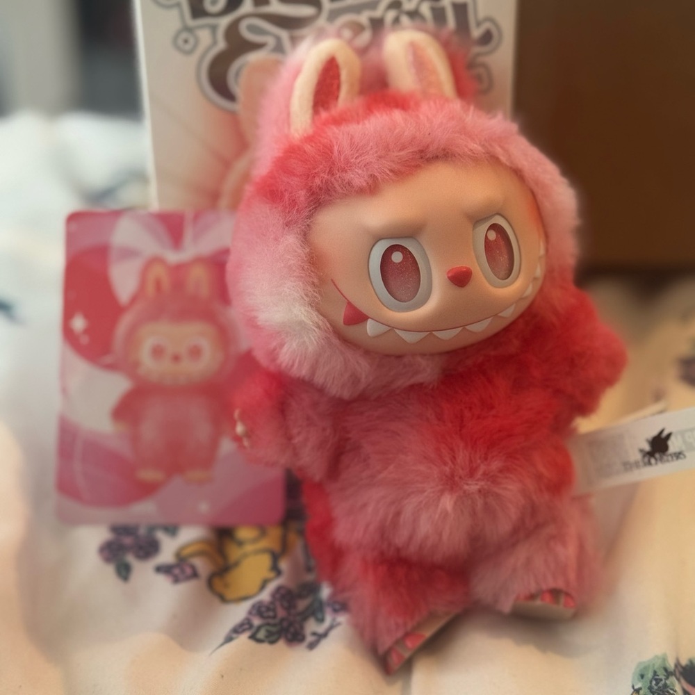 SOLD big into energy labubu Love